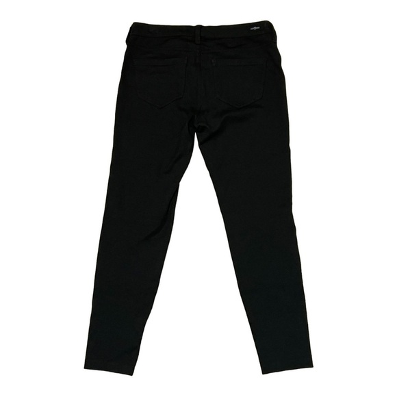 Liverpool Slim-Fit Pants 26 Classic Black Mid-Rise Straight-Leg Stretch Pants - Picture 2 of 7